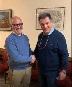 Ubertini (Impronta civica) e Pirovano (Pd) 